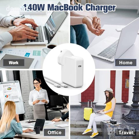 am 140W USB C зарядно устройство за MacBook и други, снимка 2 - Друга електроника - 42522739
