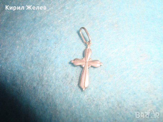 СТАРО СРЕБЪРНО КРЪСТЧЕ РЪЧНА МАЙСТОРСКА ИЗРАБОТКА ВИСОКА ПРОБА СРЕБРО 25150