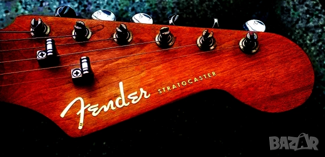 Fender Stratocaster GOLD Spaghetti Logo