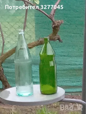 Еднолитрови стъклени бутилки 