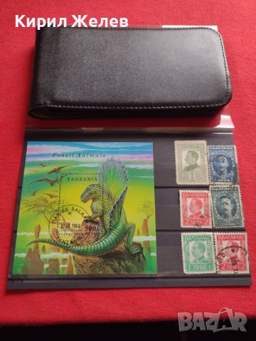 Пощенска блок марка Fossil Animals TANZANIA перфектно състояние рядка за КОЛЕКЦИЯ 37334