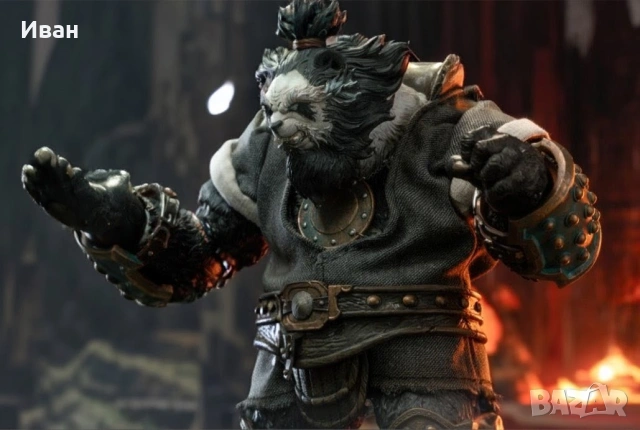 Фигурка на Черната Панда Ян / Black Panda Brother Yang от Планетата на зверовете !, снимка 8 - Фигурки - 53658386