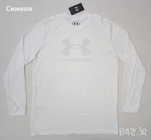 Under Armour UA Logo оригинална блуза M спорт памук фланелка, снимка 5 - Спортни дрехи, екипи - 41724213