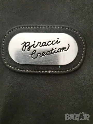 Стилна бизнес чанта Biracci Creation – черна – винтидж, снимка 6 - Чанти - 56058862