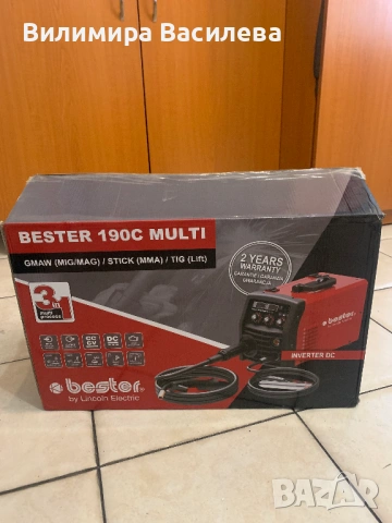 Комбиниран заваръчен апарат LINCOLN CO2 + електрожен