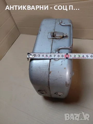 Соц Стара Руска Метална Кутия За Туристически Газов Котлон 1.800кг. НОМЕР 782., снимка 12 - Антикварни и старинни предмети - 56107122