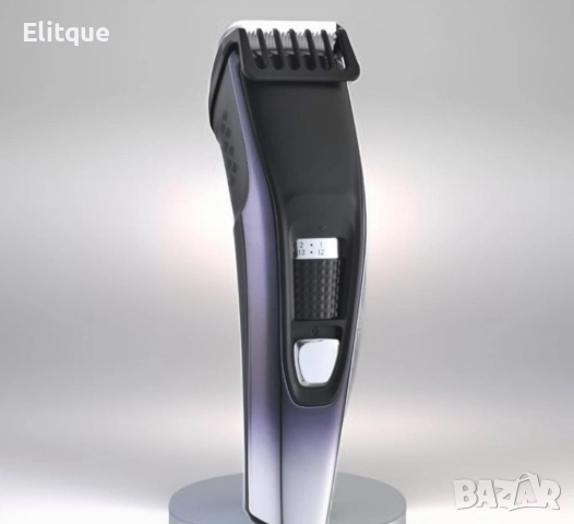 Машинка за подстригване за коса и брада зареждаща се Voltz, USB, 3W, Литиева батерия 600MA, Черна, снимка 5 - Машинки за подстригване - 52862503