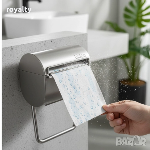 Bideo – поставка за тоалетна хартия, с функция за овлажняване, снимка 2 - Други стоки за дома - 52134531