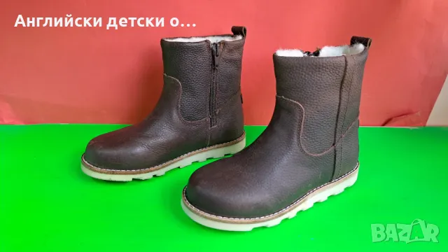 Английски детски боти естествена кожа, снимка 6 - Детски боти и ботуши - 48771226