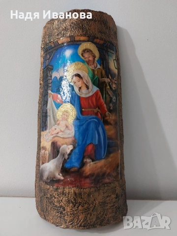 Икона върху керемида , снимка 8 - Икони - 53094335