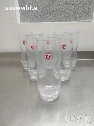 Чисто нови чаши за бира Будвайзер - 500 мл , снимка 3 - Чаши - 49892580