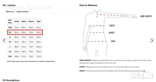 Дамско пухено яке тип парка - RAB Deep Down Parka размер XS, снимка 3 - Якета - 52606953