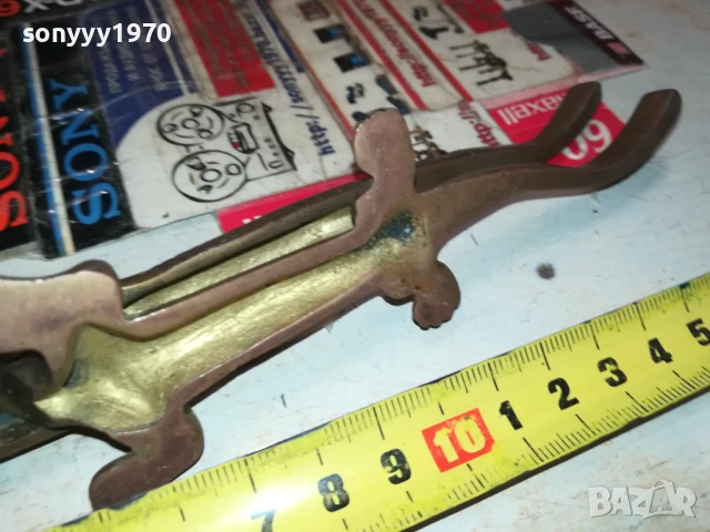 КРОКОДИЛ-МЕД МЕСИНГ 2106251927, снимка 4 - Антикварни и старинни предмети - 50749514