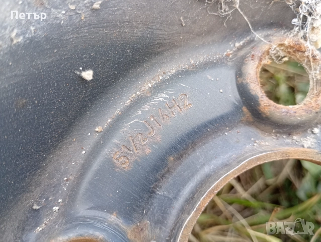 3 броя железни джанти 14ски за Опел 4 х100мм, снимка 2 - Гуми и джанти - 52030601