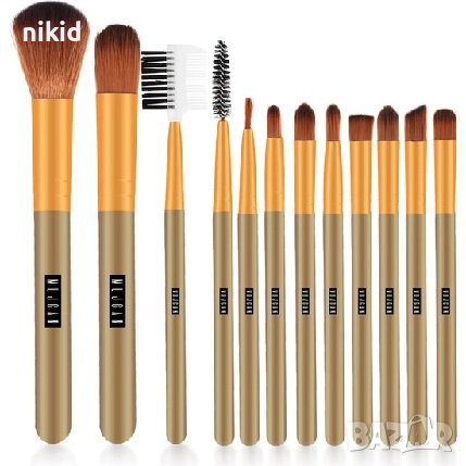 12 бр професионални четки за грим сенки руж очи в кутия, снимка 2 - Други - 40335269