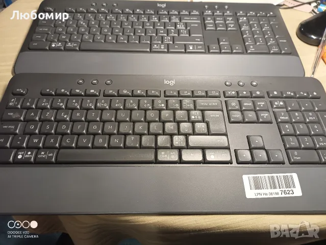 Kлавиатура Logitech - K650, безжична, US Layout, графит , снимка 3 - Клавиатури и мишки - 56215277
