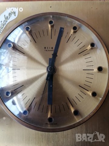 Weimar DDR стенен часовник, снимка 2 - Стенни часовници - 50057873