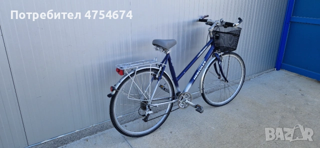 Дамски алуминиев велосипед HERCULES колело с кошница 28", снимка 10 - Велосипеди - 53780962