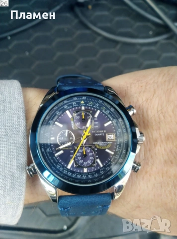 Мъжки ръчен Часовник Visioner дата,ден час в месеца