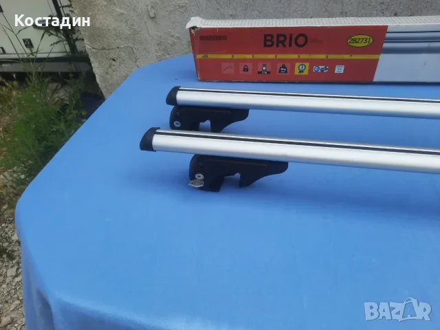 багажник-греди-релси-рейки MENABO BRIO 120 см, снимка 3 - Аксесоари и консумативи - 55791537
