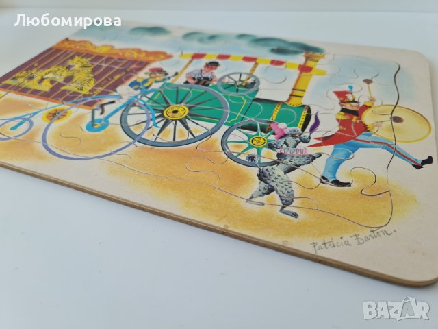 Ретро пъзели на Patricia Bartоn/ дървени, снимка 2 - Колекции - 39535412