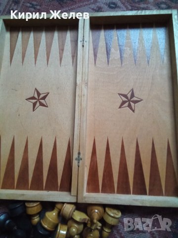 Шах стар дървен 43856, снимка 11 - Шах и табла - 44334624