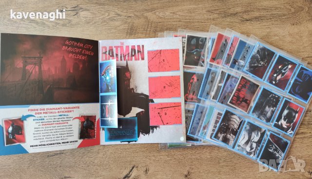 Продавам: Panini колекция The Batman 2022 празен албум + всички 125 стикера + 1 пакетче, снимка 5 - Колекции - 40616411