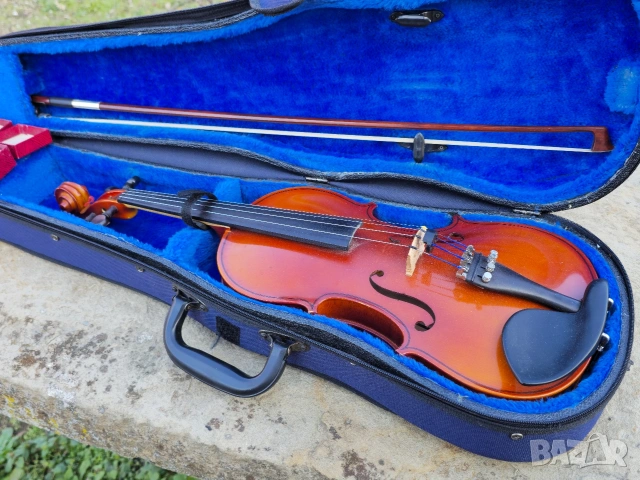 Цигулка BANKERI Северна Кореа, снимка 3 - Струнни инструменти - 53844188