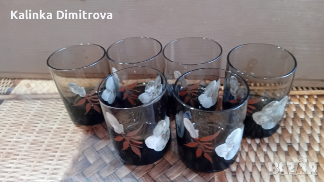 Стъклени чаши за ракия и безалкохолни напитки., снимка 7 - Чаши - 44802543