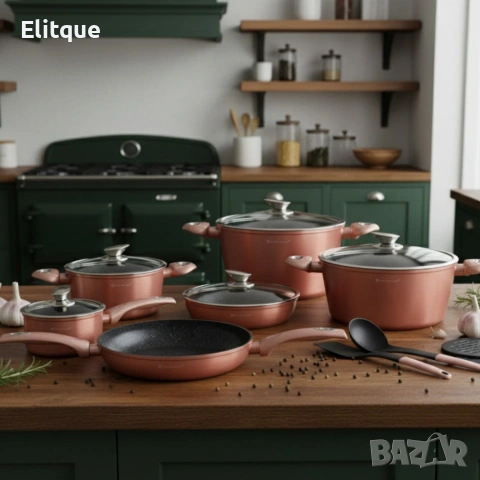 Комплект съдове за готвене EDENBERG EB-5625 - всичко необходимо в кухнята, снимка 2 - Други - 53389215