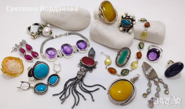 за любителите на сребърни бижута , снимка 1