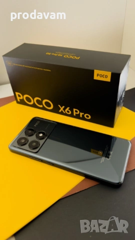 ЧИСТО НОВ Poco X6 Pro - 256/8 GB - Гаранция | ИЗГОДНО, снимка 3 - Xiaomi - 53637182