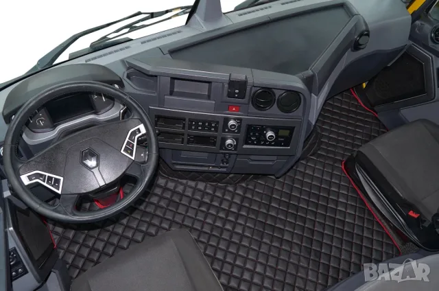 Кожени стелки за Renault Range T с равен под след 2013 г. и автоматични скорости