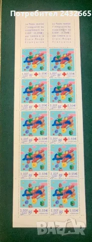 JG102. Франция 2000 = “ Червен кръст. Благотворителни марки.”, MNH, ** 