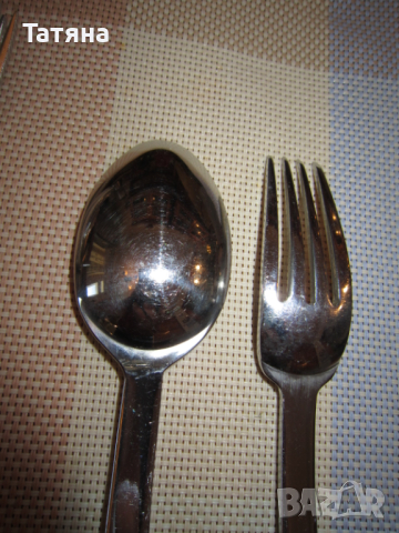  ПРИБОРИ ЗА ХРАНЕНЕ - HERDMAR-;и прибори  -ЧЕХИЯ;сребна лъжичка -седеф;, снимка 9 - Прибори за хранене, готвене и сервиране - 43244889