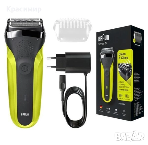 Самобръсначка BRAUN 300BT BLK GRN ВОДОУСТОЙЧИВОСТ и Други модели топ!!, снимка 9 - Друга електроника - 52892337