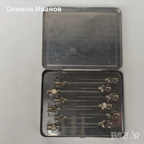 Стари игли за спринцовка Injekta Германия 12 броя #5962, снимка 2 - Други ценни предмети - 50473724