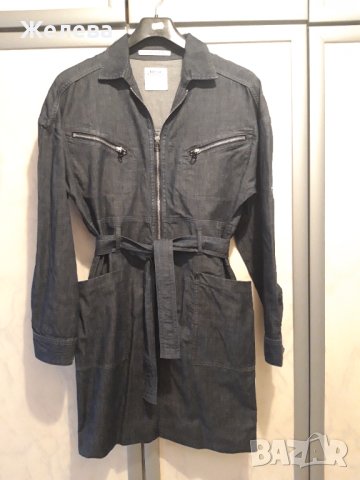 Дамска дънкова маркова рокля -Replay, снимка 2 - Рокли - 41347150