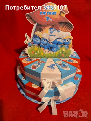 Картонена торта Лабубу, снимка 11 - Други - 51035777