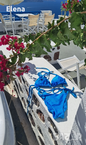 Бански костюм син от 2 части