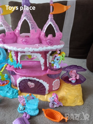 Голям оригинален Замъкът на русалките My Little Pony, снимка 4 - Фигурки - 53458559