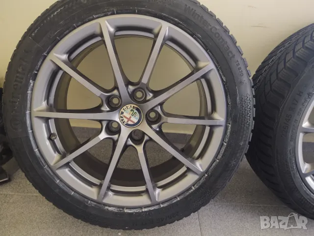 Продавам оригинални магнезиеви джанти 17цола 5x110 за Alfa Romeo 159,Giulietta,Giulia,Stelvio, снимка 4 - Гуми и джанти - 48252680