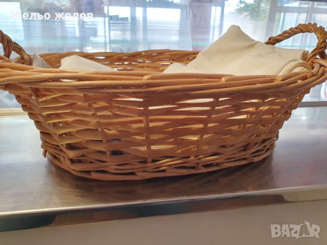 Кошници,плетени,43,38см , снимка 4 - Градински мебели, декорация  - 44237905