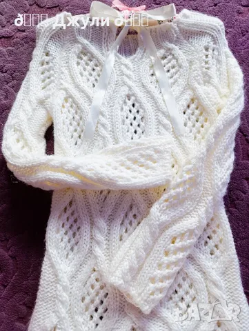 Разкошна рокля/ туника от кашмир 🤍🩷, снимка 16 - Рокли - 49304750