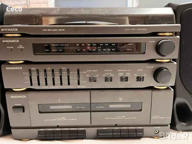 Мини стерео компонент системи Clatronic и Magnavox, снимка 2 - Аудиосистеми - 55979479