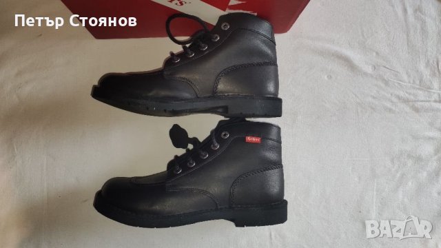Здрави мъжки боти от естествена кожа KicKers №42, снимка 6 - Мъжки боти - 41863921