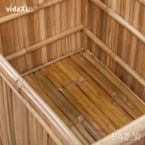 vidaXL Бамбукови кутии за съхранение, 3 броя, снимка 5 - Скринове - 56146446
