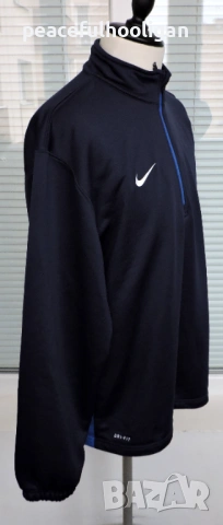 Nike Running -мъжка синя блуза с дълъг ръкав за спорт размер XL  Размер по етикет - XL Състояние : , снимка 9 - Спортни дрехи, екипи - 53393157