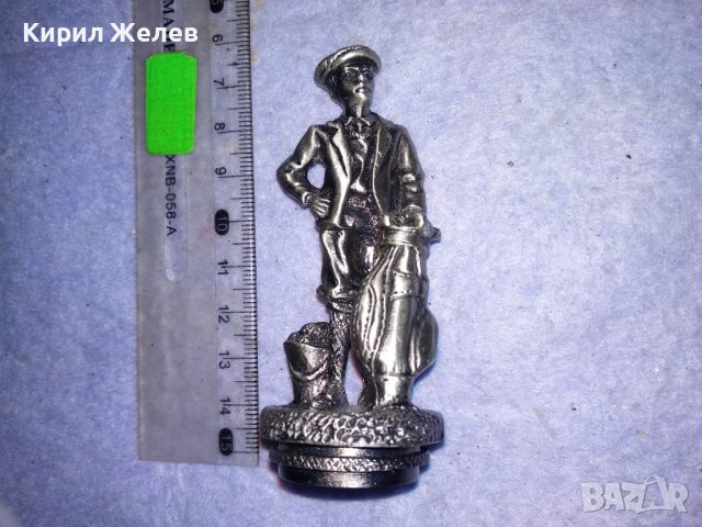 ГОЛЯМА МЕТАЛНА СРЕБРИСТА КОЛЕКЦИОНЕРСКА РЯДКА АРТ ФИГУРКА СТАТУЕТКА Магнит НЕ я ЛОВИ 38416, снимка 6 - Колекции - 41398935