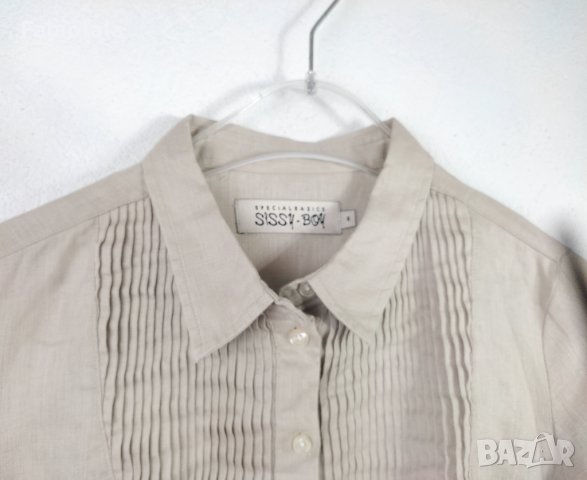 Sissy-Boy linen blouse S, снимка 5 - Блузи с дълъг ръкав и пуловери - 41497457